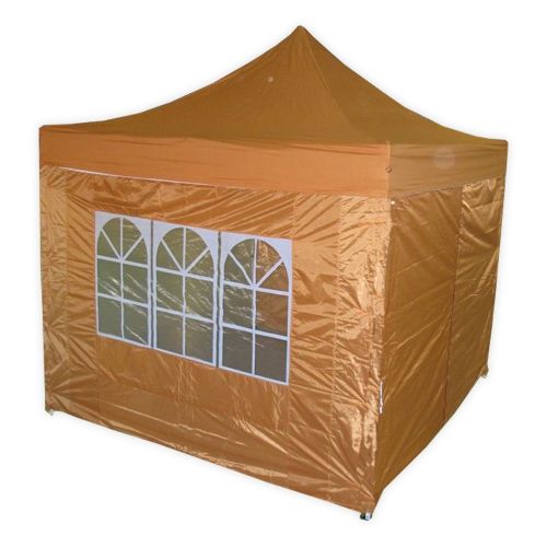 10' x 10' Premium Pop-Up Party Tent - Burnt Orange
