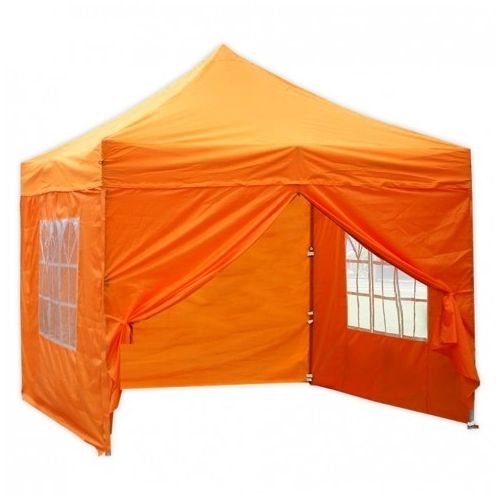 10' x 10' Premium Pop-Up Party Tent - Orange