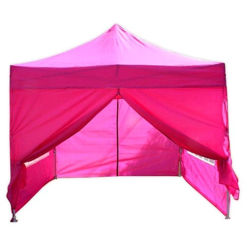 10' x 10' Deluxe Pop-Up Party Tent - Pink