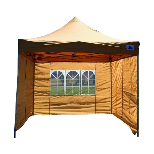10' x 10' Deluxe Pop-Up Party Tent - Tan