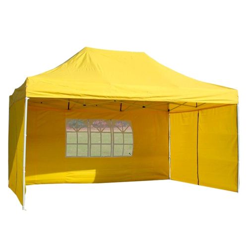 10' x 15' Deluxe Pop-Up Party Tent - Yellow