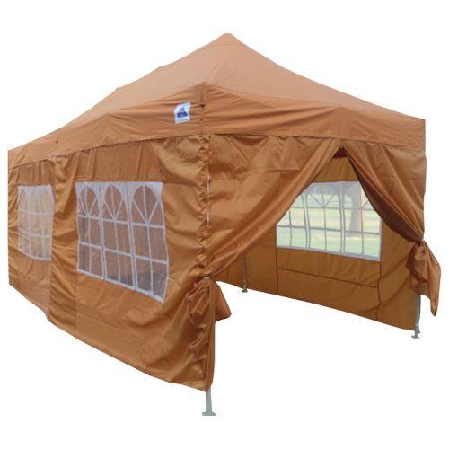 10' x 20' Premium Pop-Up Party Tent - Burnt Orange