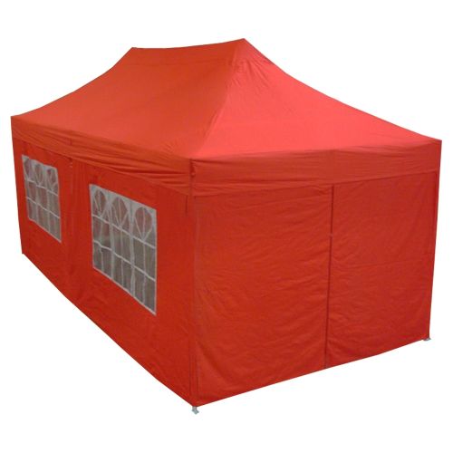 10' x 20' Premium Pop-Up Party Tent - Red