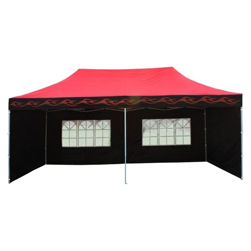 10' x 20' Premium Pop-Up Party Tent - Red Flame