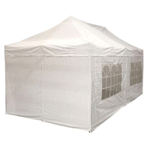 10' x 20' Deluxe Pop-Up Party Tent - White