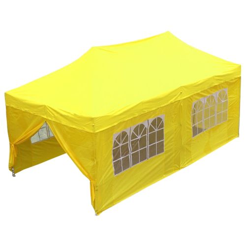 10' x 20' Premium Pop-Up Party Tent - Yellow