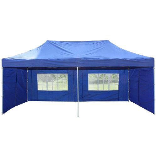 10' x 20' Premium Pop-Up Party Tent - Blue