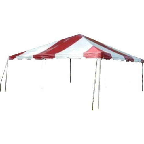 10' X 20' Commercial Aluminum Frame Tent - Red and White