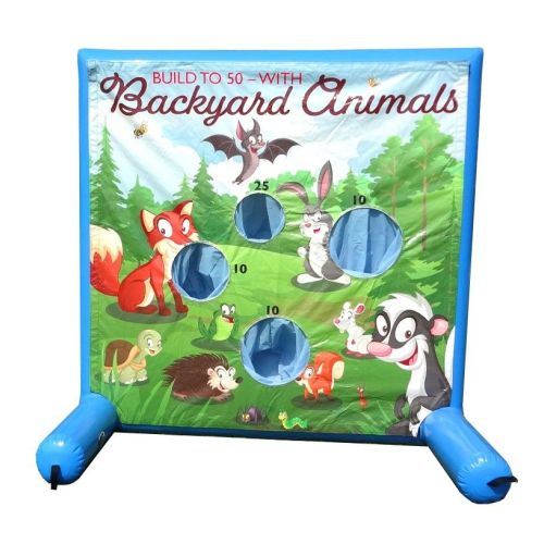 Sealed Air Inflatable Frame Game, Backyard Animals