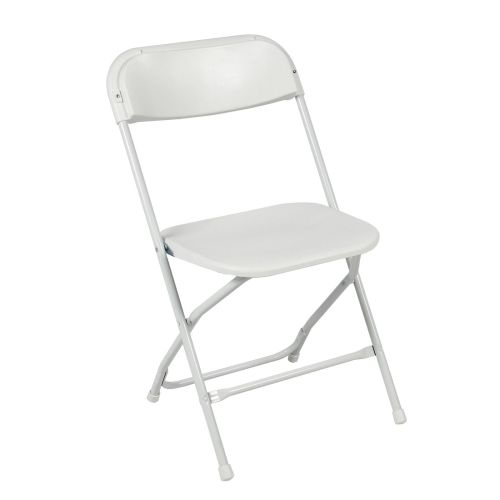 White Folding Plastic Chair (100-Pack)
