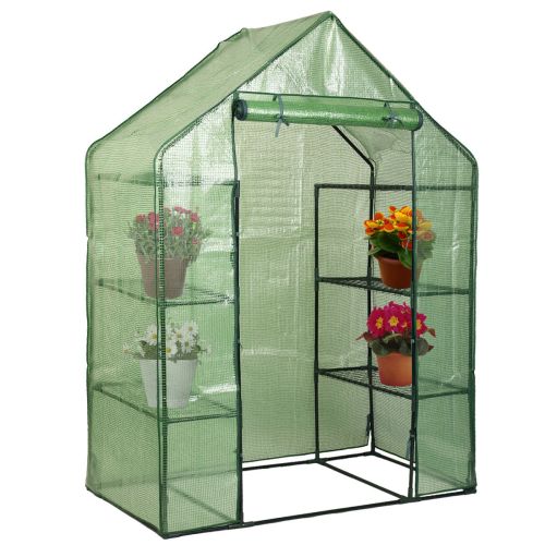 8 Shelves Walk-In Greenhouse