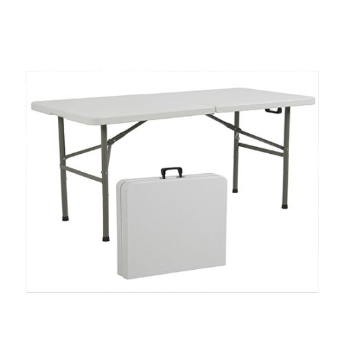 Portable 4' White Folding Table  (10-Pack)