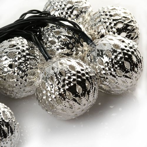 16 Foot Outdoor Retro Globe String Lights