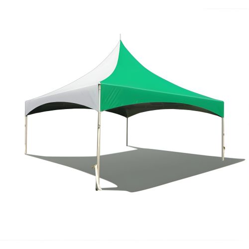 20' X 20' Commercial High Peak Tent - Green Solid