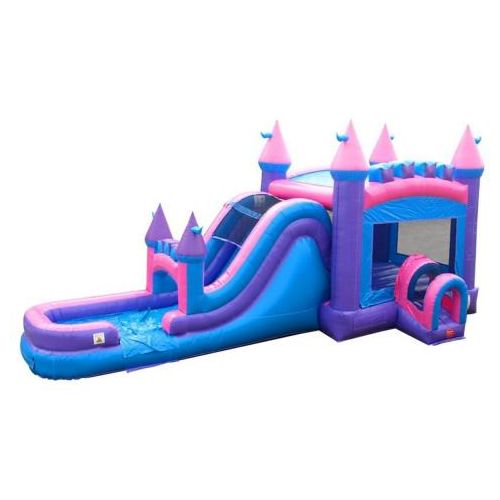 Mega Inflatable Water Bounce House with Slide
