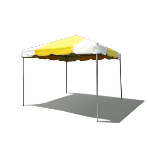 10' X 10' Commercial Aluminum Frame Tent - Yellow