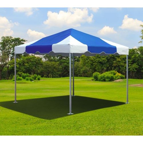 10' X 10' Commercial Aluminum Frame Tent - Blue