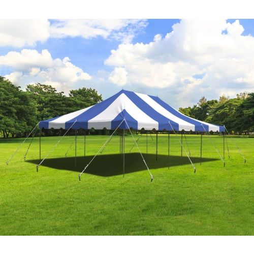 20' X 30' Commercial Steel Pole Tent - Blue