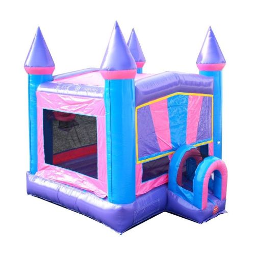 Modular Inflatable Bounce House, Pink Castle