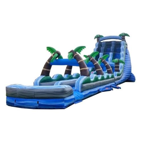 Double Lane Inflatable Water Slip n' Slide, Tropical Marble